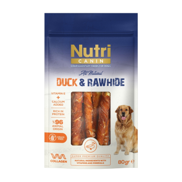 Nutri Canin Rawhide Snack - Ördek / 80g