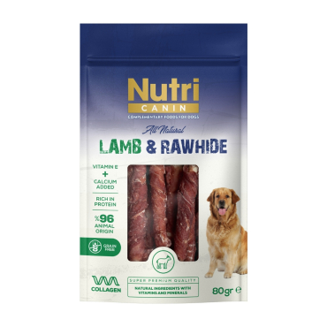 Nutri Canin Rawhide Snack - Kuzu / 80g