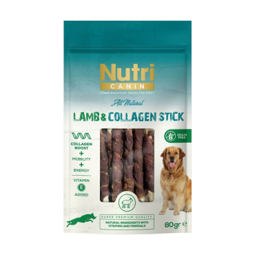 Nutri Canin Kuzu Etli Kolajen Stick 80gr