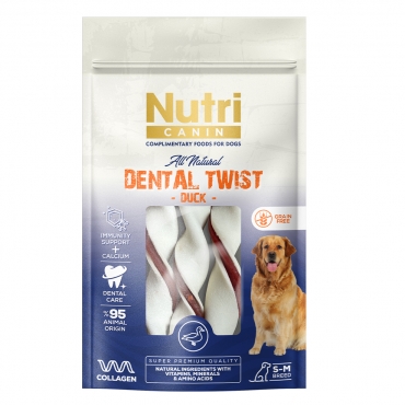 Nutri Canin Dental Twist - Ördek / 80g