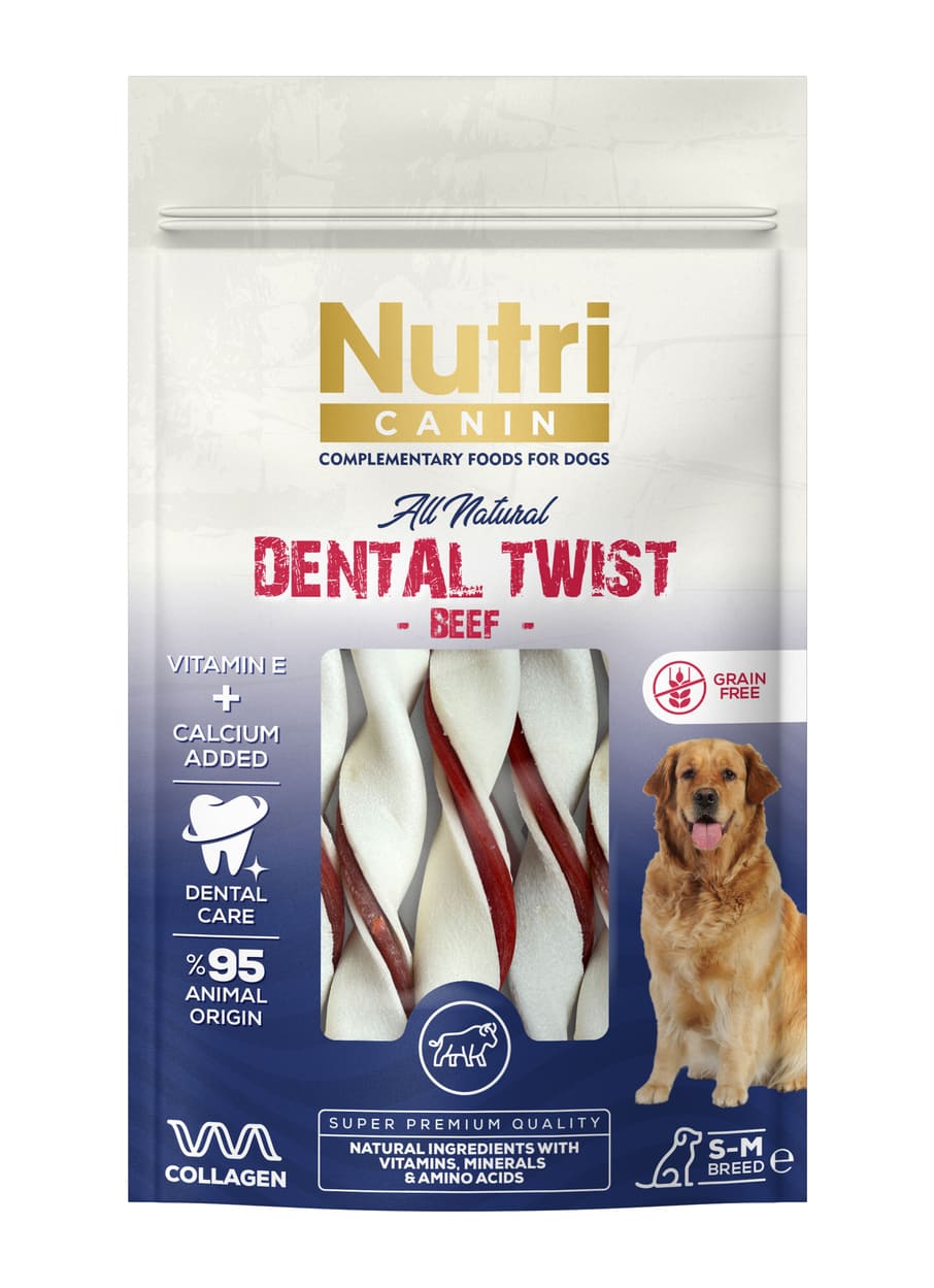 Nutri Canin Dental Twist - Sığır / 80g